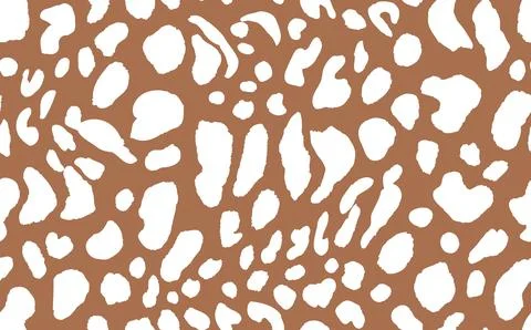 Abstract modern leopard seamless pattern. Animals trendy background. White and Stock Illustration