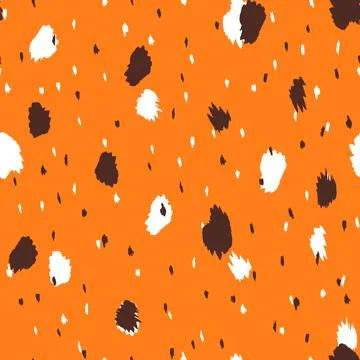 Abstract modern leopard seamless pattern. Animals trendy background. Color Illustrazione stock