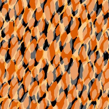 Abstract modern leopard seamless pattern. Animals trendy background. Color Stock Illustration