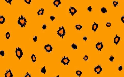Abstract modern leopard seamless pattern. Animals trendy background. Color Stock Illustration