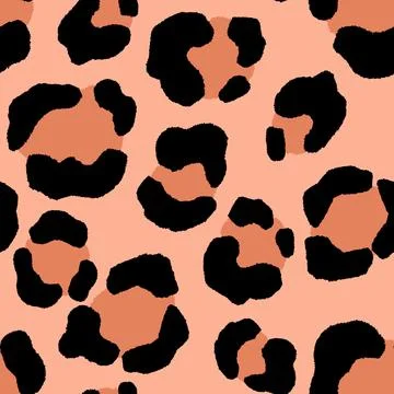Abstract modern leopard seamless pattern. Animals trendy background. Color Illustrazione stock