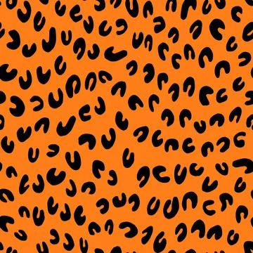 Abstract modern leopard seamless pattern. Animals trendy background. Color Illustrazione stock