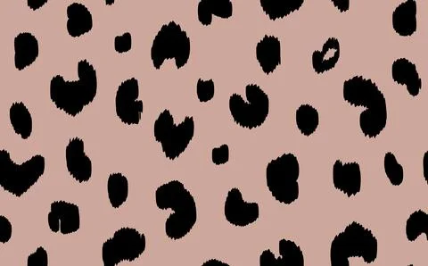 Abstract modern leopard seamless pattern. Animals trendy background. Beige and Illustrazione stock