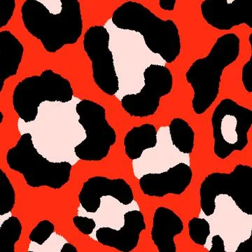 Abstract modern leopard seamless pattern. Animals trendy background. Color Illustrazione stock