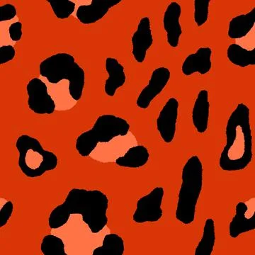 Abstract modern leopard seamless pattern. Animals trendy background. Color Stock Illustration