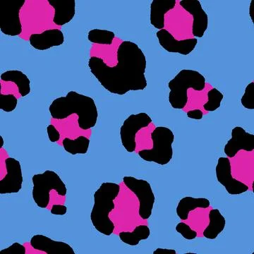 Abstract modern leopard seamless pattern. Animals trendy background. Color Illustrazione stock