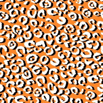 Abstract modern leopard seamless pattern. Animals trendy background. Color Stock Illustration