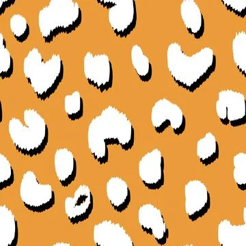Abstract modern leopard seamless pattern. Animals trendy background. Color Illustrazione stock