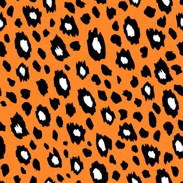 Abstract modern leopard seamless pattern. Animals trendy background. Color Stock Illustration