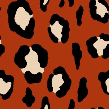 Abstract modern leopard seamless pattern. Animals trendy background. Color Illustrazione stock
