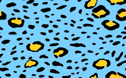 Abstract modern leopard seamless pattern. Animals trendy background. Color Stock Illustration