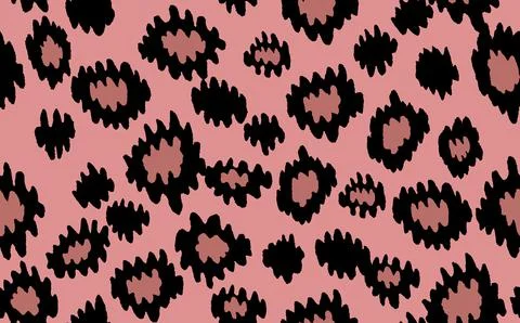 Abstract modern leopard seamless pattern. Animals trendy background. Color Stock Illustration