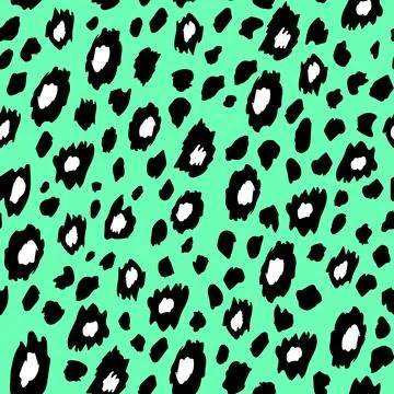 Abstract modern leopard seamless pattern. Animals trendy background. Color Stock Illustration