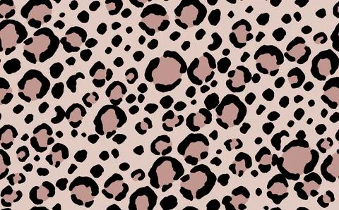 Abstract modern leopard seamless pattern. Animals trendy background. Color Stock Illustration