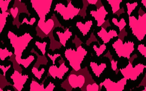 Abstract modern leopard seamless pattern. Animals trendy background. Color Stock Illustration