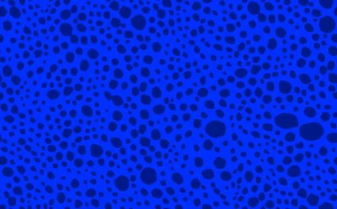 Abstract modern leopard seamless pattern. Animals trendy background. Blue and Stock Illustration