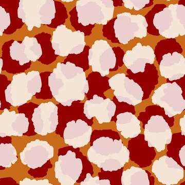 Abstract modern leopard seamless pattern. Animals trendy background. Color Stock Illustration
