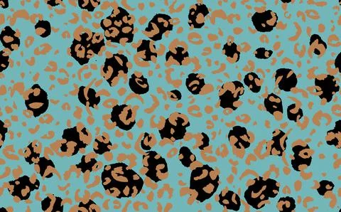 Abstract modern leopard seamless pattern. Animals trendy background. Color Stock Illustration