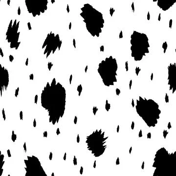 Abstract modern leopard seamless pattern. Animals trendy background. Black and Stock Illustration