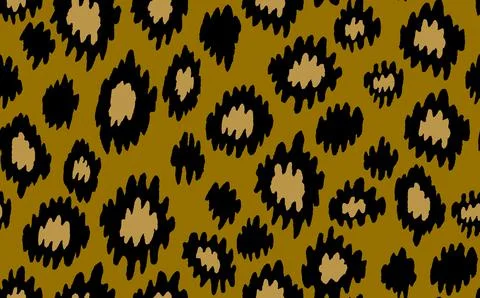 Abstract modern leopard seamless pattern. Animals trendy background. Color Illustrazione stock