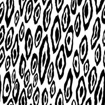 Abstract modern leopard seamless pattern. Animals trendy background. Black and Illustrazione stock
