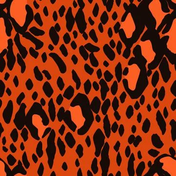 Abstract modern leopard seamless pattern. Animals trendy background. Color Stock Illustration