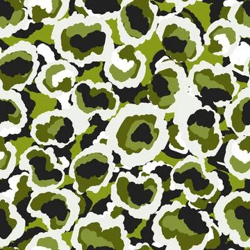 Abstract modern leopard seamless pattern. Animals trendy background. Color Illustrazione stock