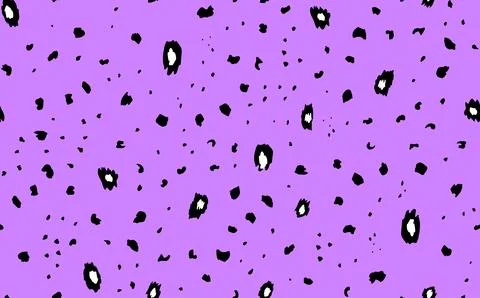 Abstract modern leopard seamless pattern. Animals trendy background. Violet and 스톡 일러스트