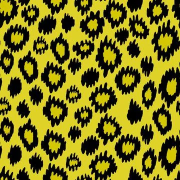 Abstract modern leopard seamless pattern. Animals trendy background. Color Stock Illustration