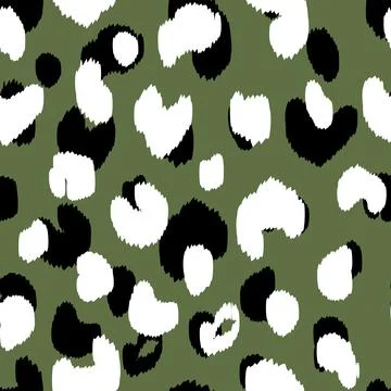Abstract modern leopard seamless pattern. Animals trendy background. Color Illustrazione stock
