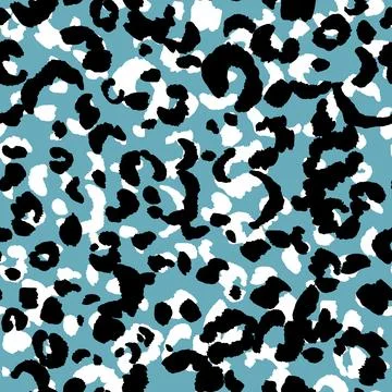 Abstract modern leopard seamless pattern. Animals trendy background. Beige and Illustrazione stock