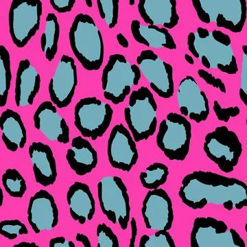 Abstract modern leopard seamless pattern. Animals trendy background. Color Stock Illustration