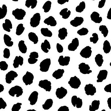 Abstract modern leopard seamless pattern. Animals trendy background. Black and Stock Illustration