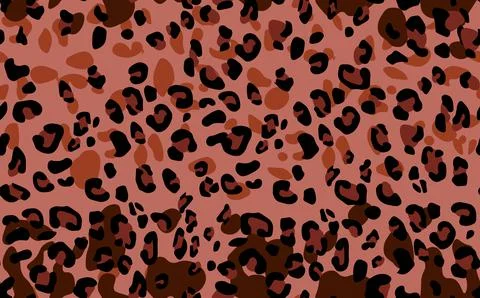 Abstract modern leopard seamless pattern. Animals trendy background. Color Illustrazione stock