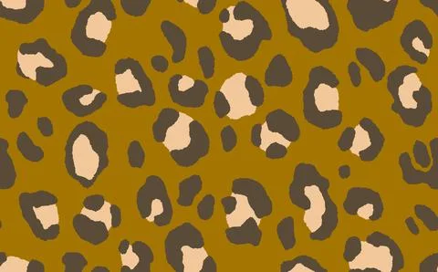 Abstract modern leopard seamless pattern. Animals trendy background. Color Stock Illustration
