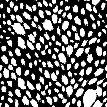 Abstract modern leopard seamless pattern. Animals trendy background. Black and Illustrazione stock