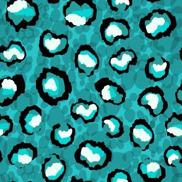 Abstract modern leopard seamless pattern. Animals trendy background. Color 스톡 일러스트