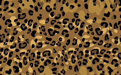 Abstract modern leopard seamless pattern. Animals trendy background. Color Illustrazione stock