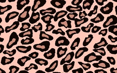 Abstract modern leopard seamless pattern. Animals trendy background. Color Stock Illustration