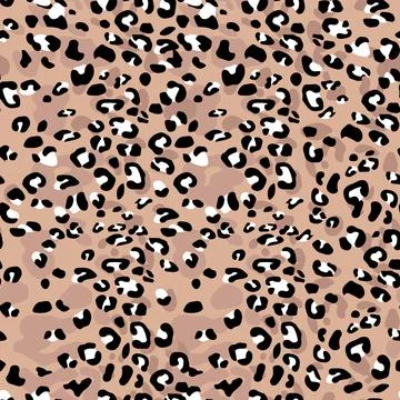 Abstract modern leopard seamless pattern. Animals trendy background. Color Stock Illustration