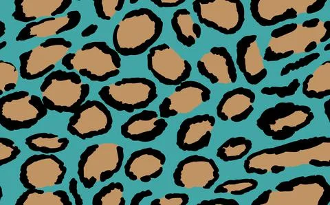 Abstract modern leopard seamless pattern. Animals trendy background. Color Stock Illustration