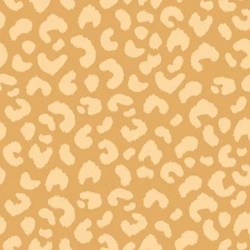 Abstract modern leopard seamless pattern. Animals trendy background. Beige Illustrazione stock