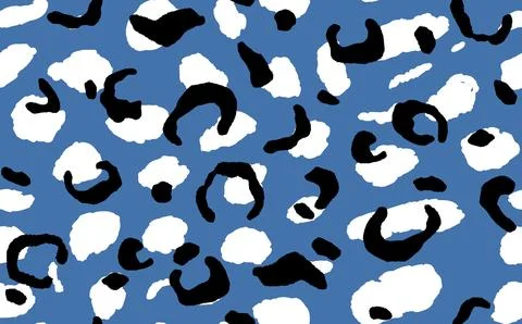 Abstract modern leopard seamless pattern. Animals trendy background. Color Illustrazione stock