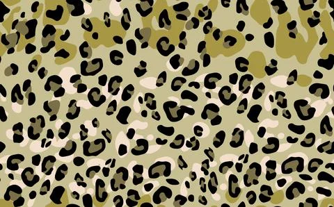 Abstract modern leopard seamless pattern. Animals trendy background. Color Stock Illustration
