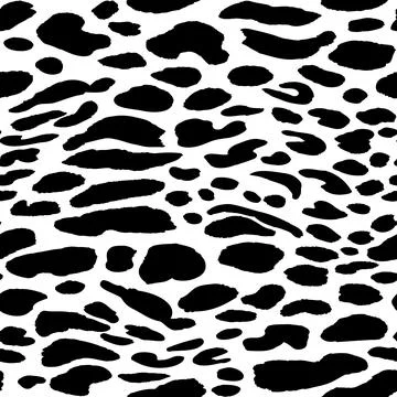 Abstract modern leopard seamless pattern. Animals trendy background. Black and Stock Illustration
