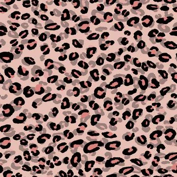 Abstract modern leopard seamless pattern. Animals trendy background. Color Illustrazione stock
