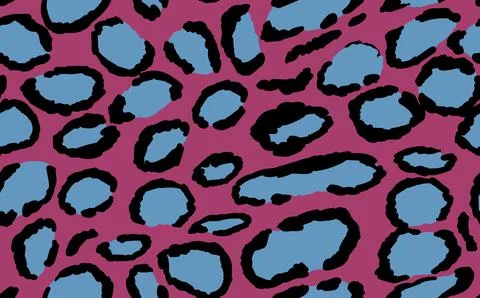 Abstract modern leopard seamless pattern. Animals trendy background. Color Illustrazione stock