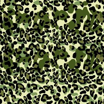 Abstract modern leopard seamless pattern. Animals trendy background. Color Illustrazione stock