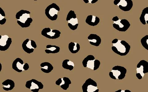 Abstract modern leopard seamless pattern. Animals trendy background. Color Stock Illustration