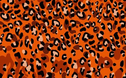 Abstract modern leopard seamless pattern. Animals trendy background. Color Stock Illustration